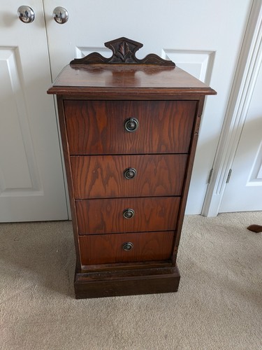 Vintage mahogany bedside - vintage,