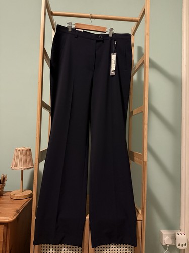 Navy blue women trousers - blue,