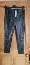 Top Shop Faux Leather Black