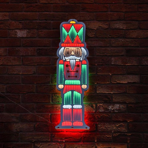 90cm christmas infinity mirror - christmas,