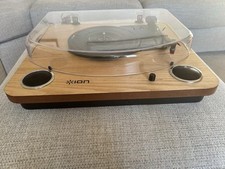ION Audio Max LP - Vinyl Record Player / Turntable with Built In Speakers, USB O