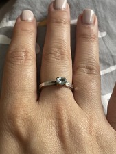 Alexis Russel Ring. Real Diamond. Unique Design. Size M. Barely Worn