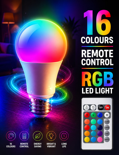 Rgb bulb led light - rgb,