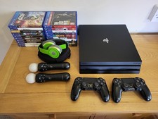 PlayStation 4 Pro PS4 1 TB + Cleaned + New Laser + Warranty + 20 Games