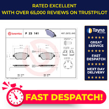 Brake pads set - pads, front