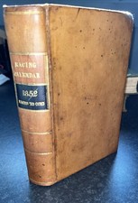 RACING CALENDAR FOR YEAR 1852