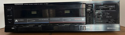 Kenwood 66w dual cassette - kenwood, kx-66w