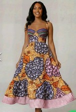 African multicoloured ankara - multicoloured,