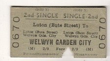 Railway ticket BTC(M) Luton