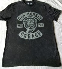 Gas Monkey Garage Black Men's T-Shirt Size Large Good Condition