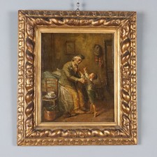 Antique Painting Grandad and