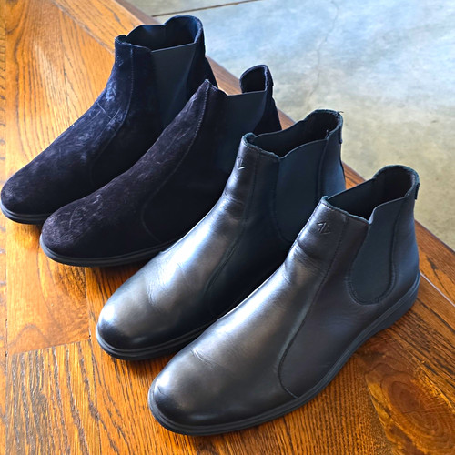 Amberjack men black leather - amberjack,