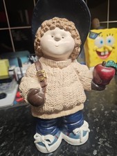 Hand Painted Gare Ceramic Molds School Boy & Girl Figurine Free Shipping UK