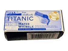 The Authentic Titanic Mates Whistle England Brass 100 Year Anniversary 1912