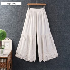 Cropped Cotton Blend Victorian