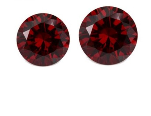 Cubic zirconia round brilliant - round,