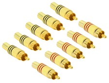 AudioPro 10 x Gold Plated RCA