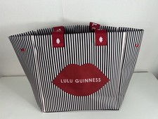 Waitrose Lulu Guinness Shopping Bag  Just One More Red  Lined Tote Bag 2025 
