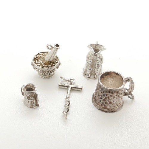 Vintage silver charms - vintage, pendant