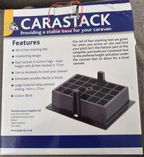 Carastack Levelling Blocks For Caravans (4 In Box) 