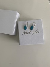Real Sleeping Beauty Turquoise Earrings from Jules Amali Padstow. 