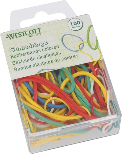 Westcott rubber bands 100 - westcott,