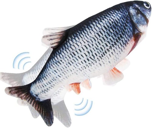 Floppy fish cat toy - floppy,