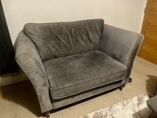 Grey two seater sofa cuddle - grey,