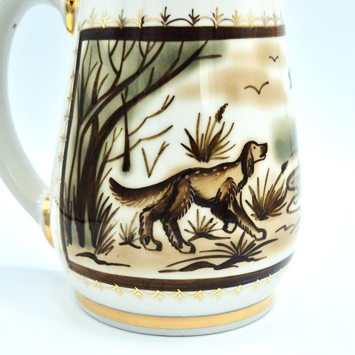 Borzoi dog motif tankard - motif,