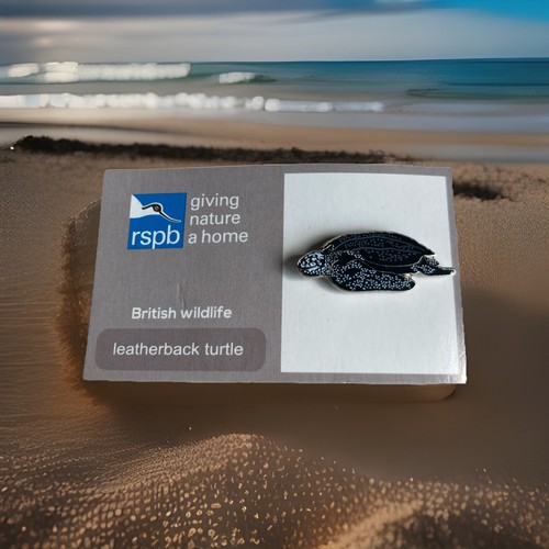 Rspb pin badge leatherback - rspb-pin,