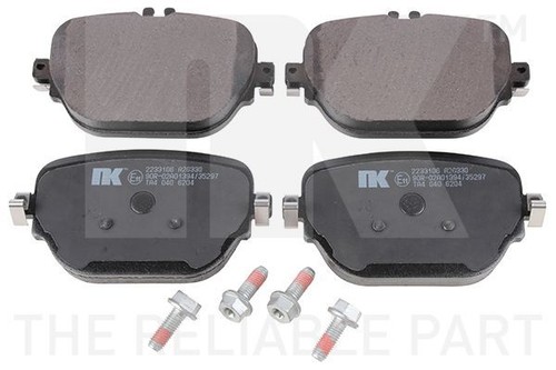 Rear brake pad set for - set,
