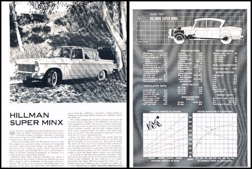 1962 hillman super minx - 1962,