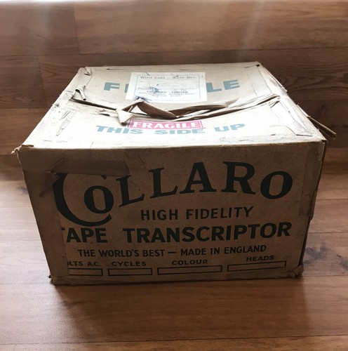 Box only vintage collaro - only,