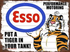 Esso Tiger Tank Theme Retro