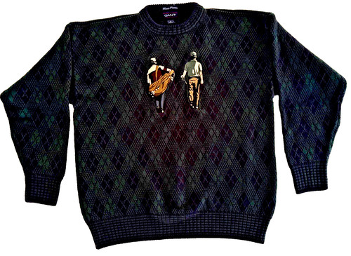 Vtg gant golf - gant, sweater