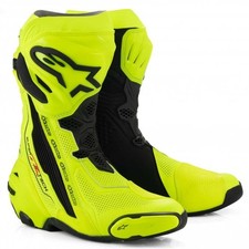 Alpinestars (2026) Race Boots - SuperTech R Vented (Yellow Fluo/Black)