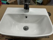 Bathroom Sink, Tap and Shroud