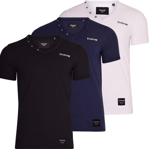 Firetrap mens neck shirt - mens, v