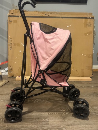 Pet gear pink dog stroller - pet,