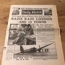 Daily Sketch Newspaper August