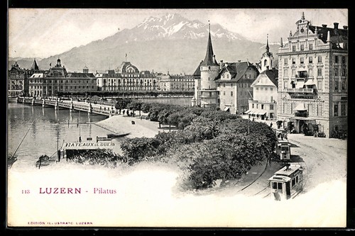 Lucerne pilatus waterfront - lucerne,,