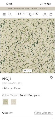 Harlequin moji fabric - harlequin,
