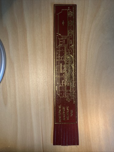 Leather bookmark national - leather,