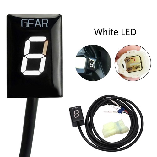 White led motorcycle - white, gear