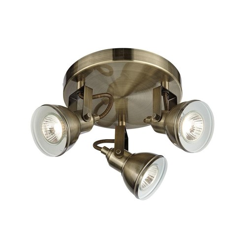 Antique brass vintage lamp - brass,