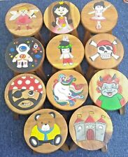 Childs Wooden Stool-Princess,Ballerina,Fairy,Astronaut,Troll,Footballer