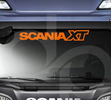 SCANIA XT X1 FRONT WINDOW VINYL STICKER HAULAGE CUSTOMISE TRUCKING