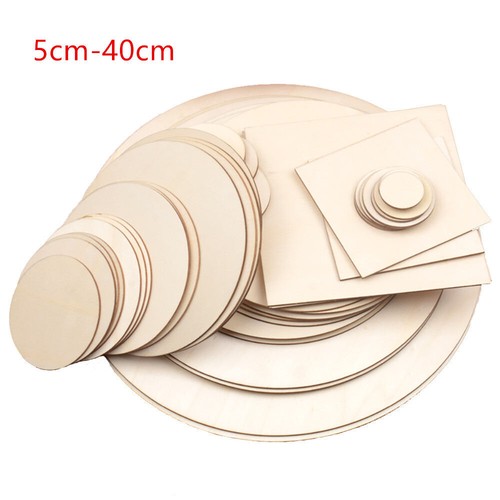 Circle wood sheets - wood, chips