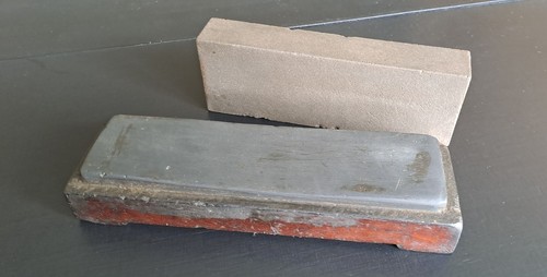 Vintage sharpening oilstone - vintage,