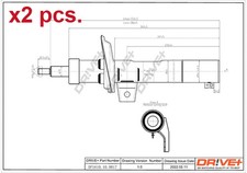 X2 PCS FRONT SHOCK ABSORBER
